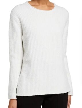 Vince Textured White Sweater